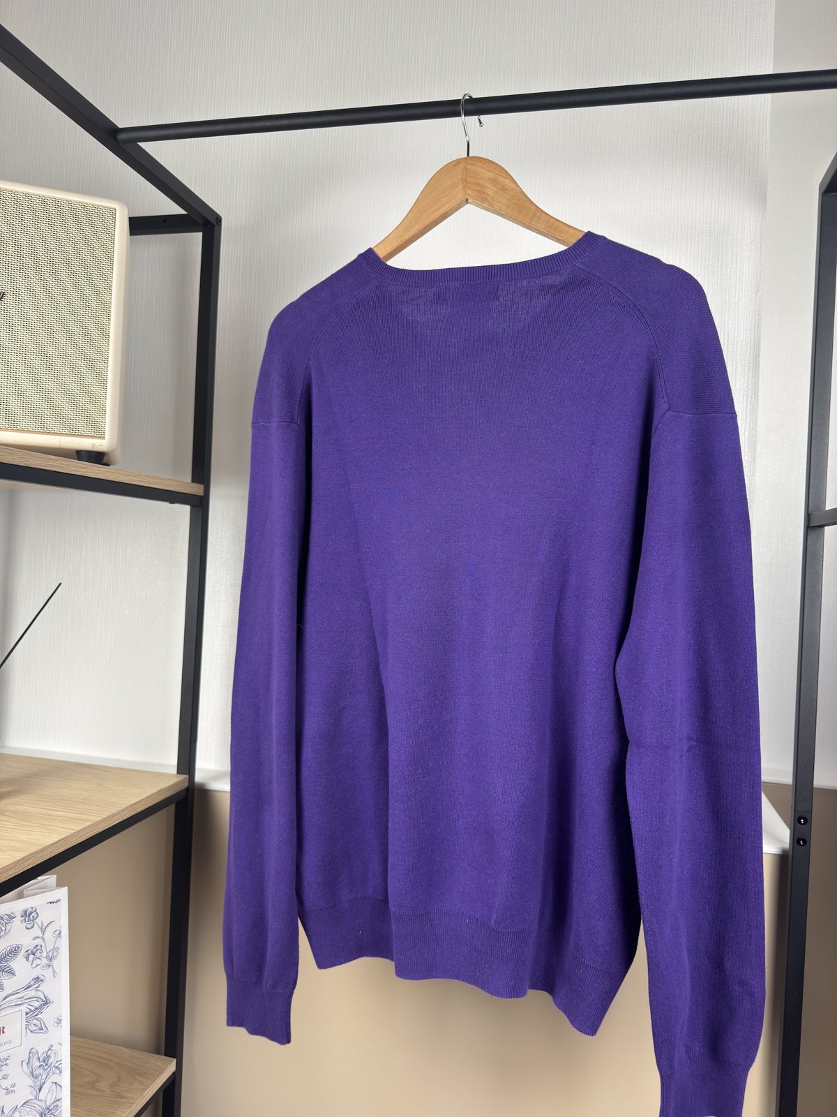 Pull col V Ralph Lauren violet