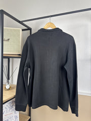 Pull camionneur zippé Ralph Lauren noir