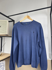 Pull Ralph Lauren bleu chiné