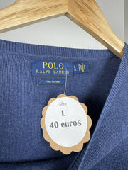 Pull Ralph Lauren bleu chiné