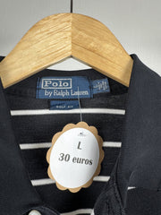 Polo Ralph Lauren rayé noir et blanc