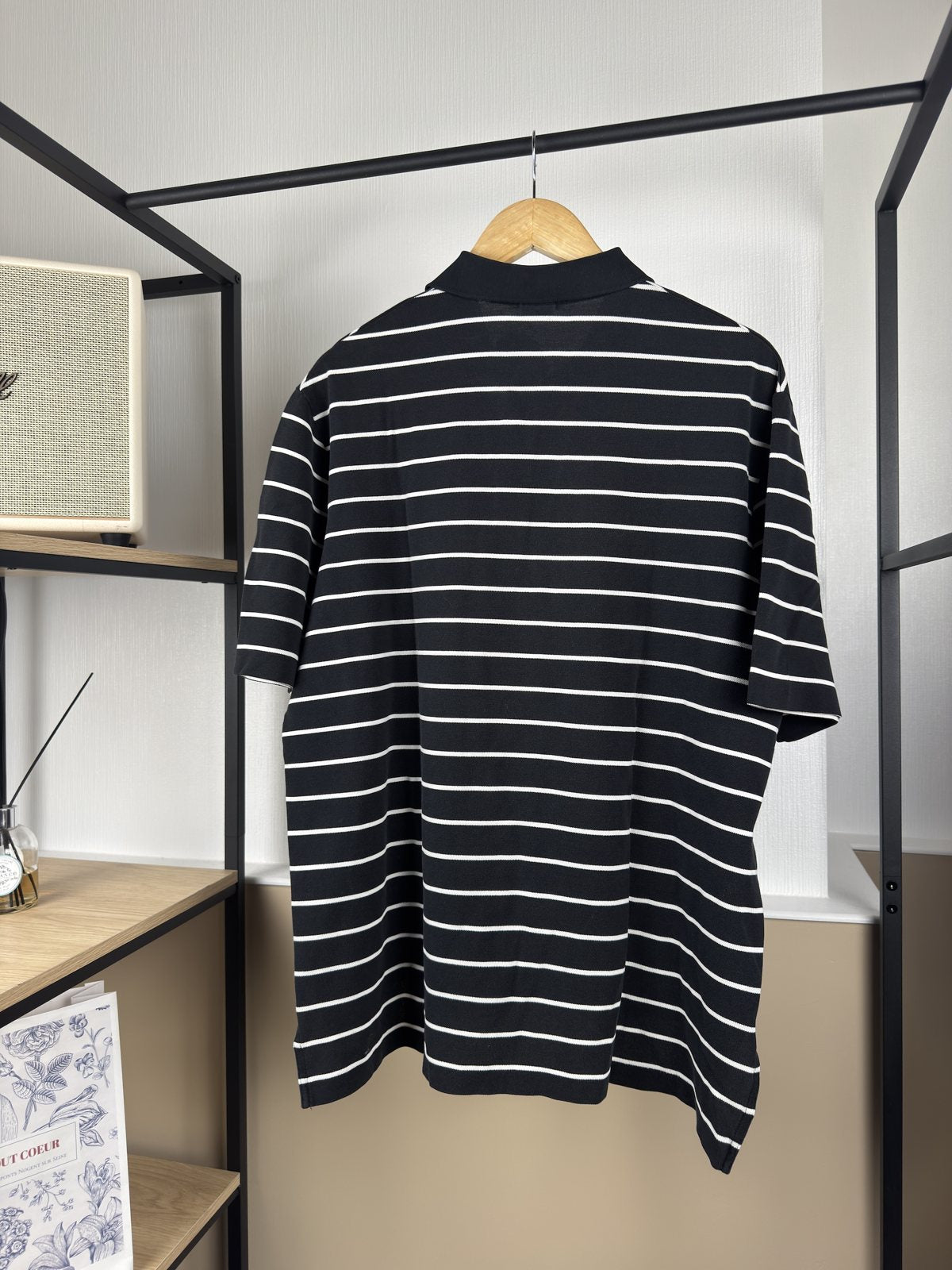 Polo Ralph Lauren rayé noir et blanc