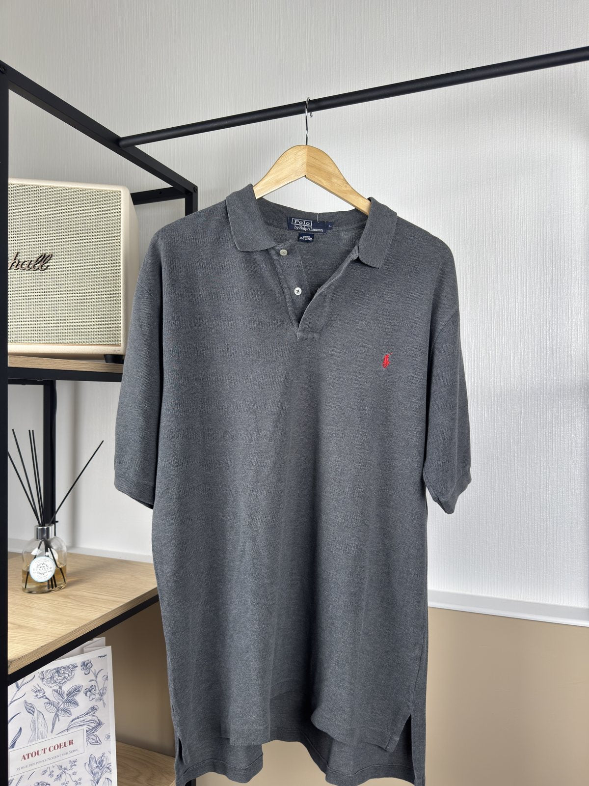Polo Ralph Lauren gris chiné
