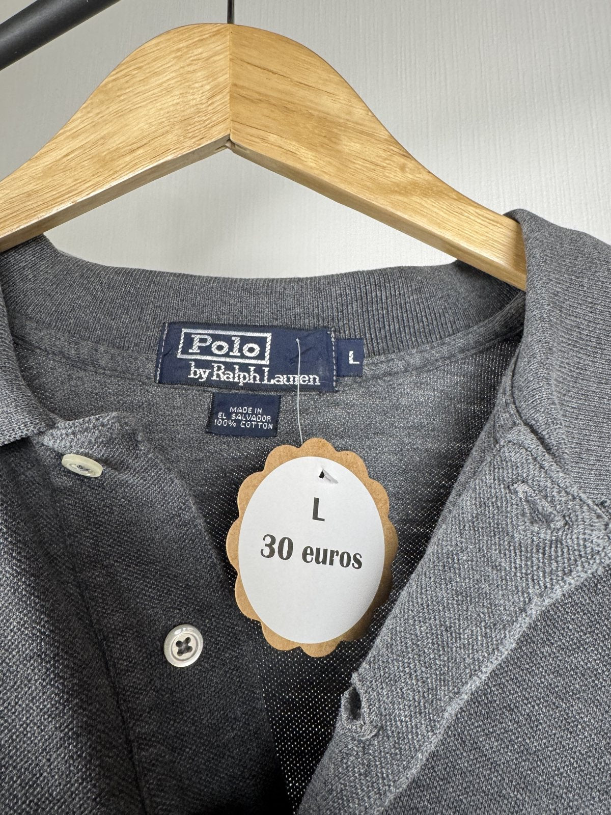 Polo Ralph Lauren gris chiné