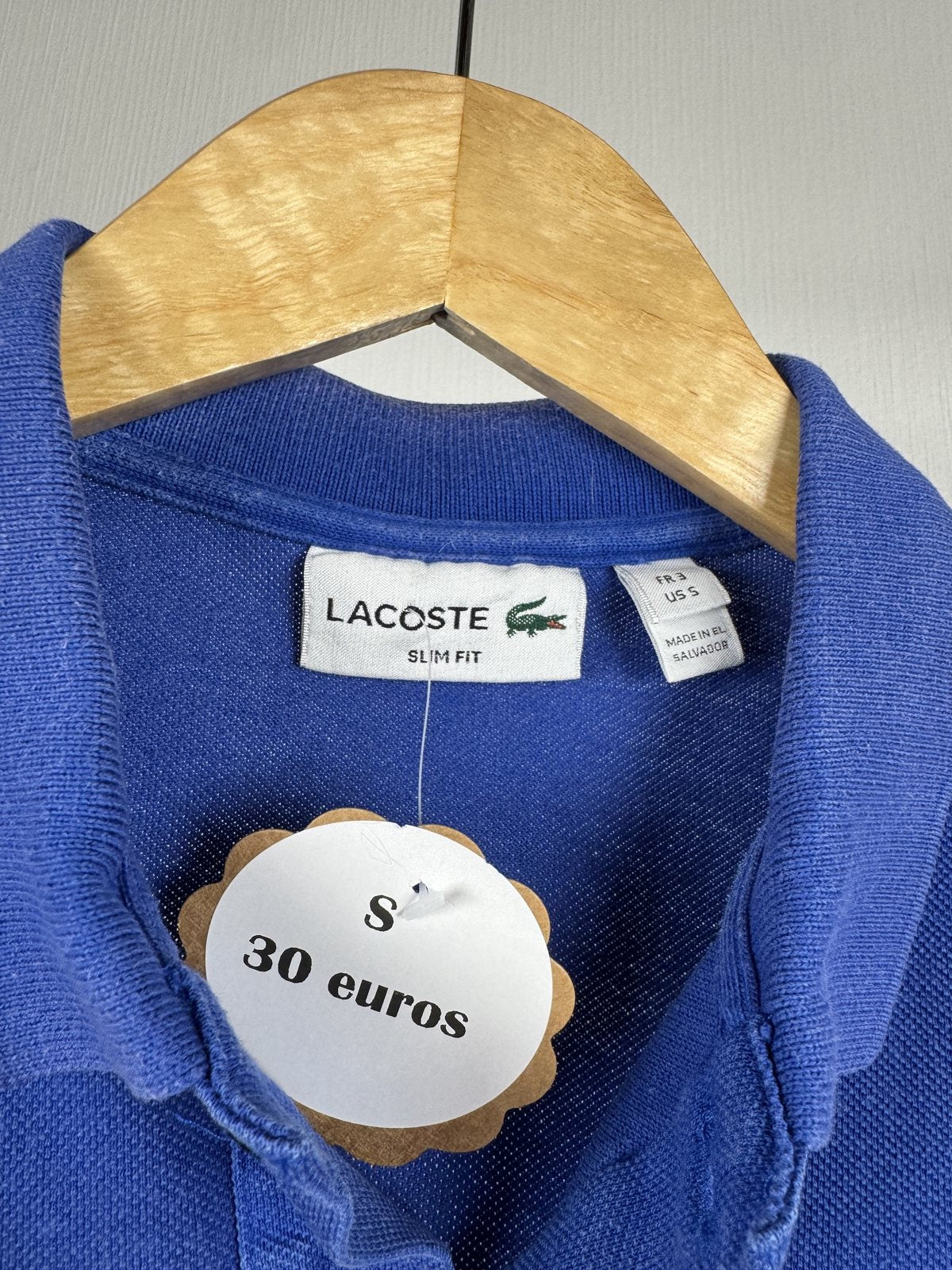 Polo Lacoste bleu roi