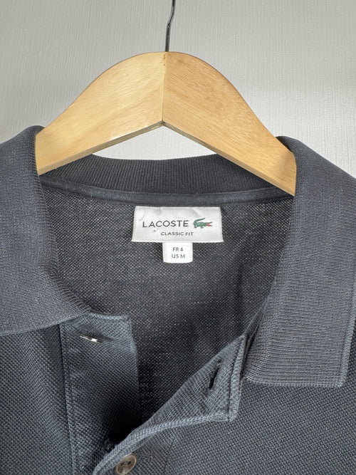 Polo manches longues Lacoste noir