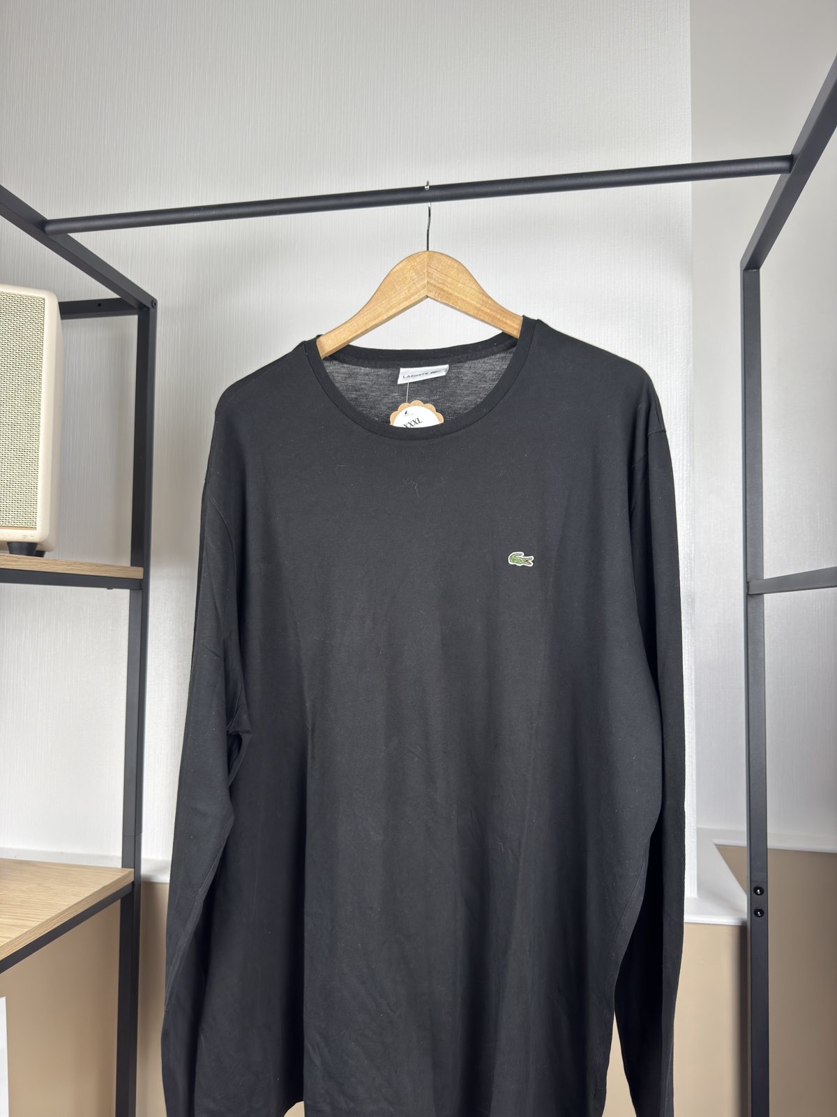 T-shirt manches longues Lacoste noir