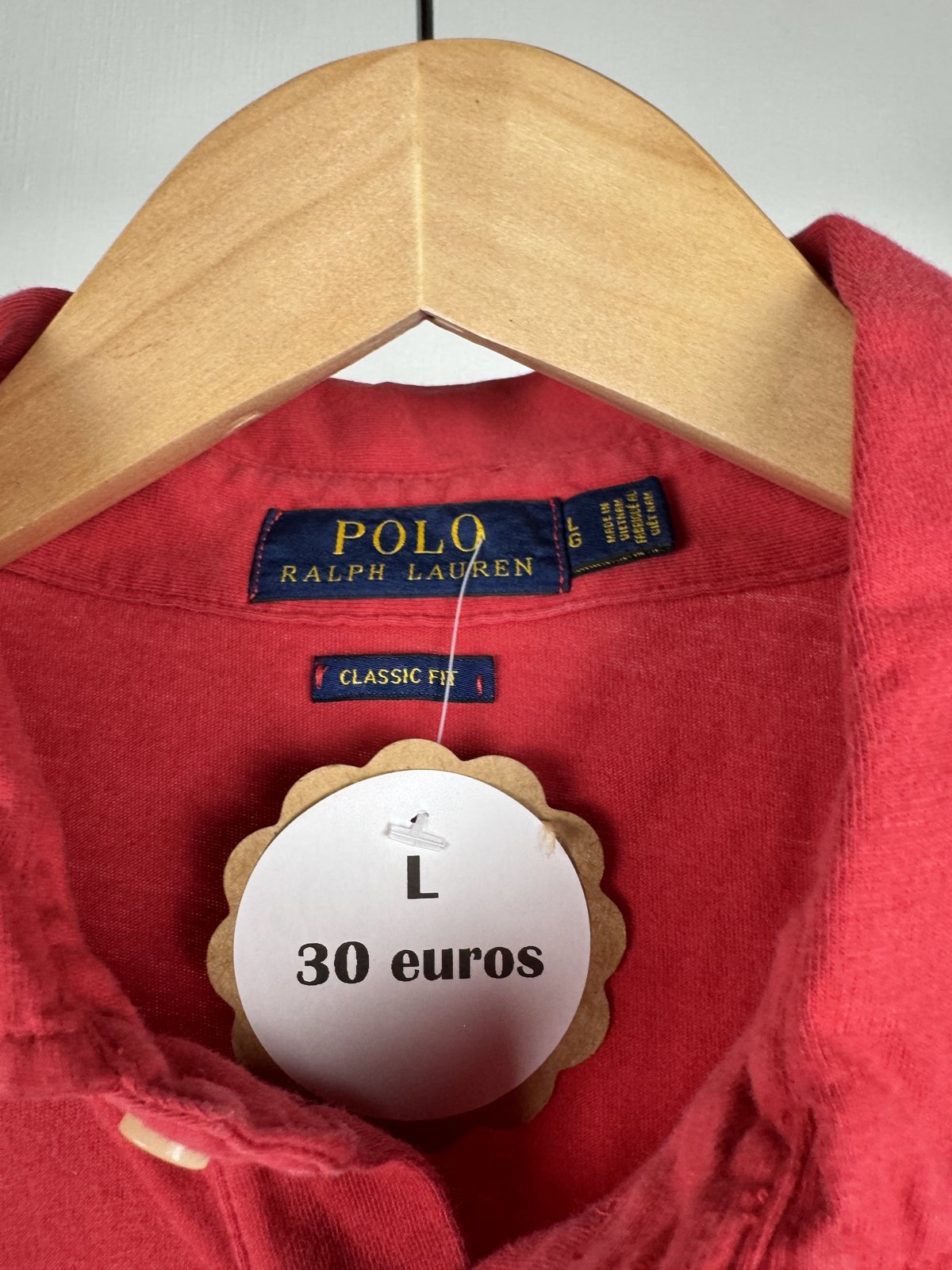 Polo Ralph Lauren rouge à poche