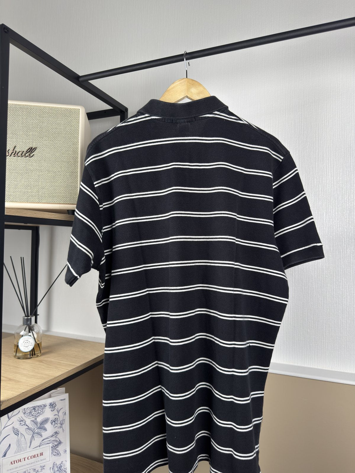 Polo Ralph Lauren rayé noir et blanc