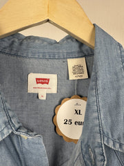 Chemise western Levi's en jean manches courtes