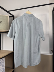 Chemise Tommy Hilfiger rayée vert et blanc manches courtes