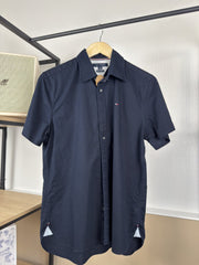 Chemise Tommy Hilfiger marine manches courtes