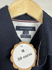 Chemise Tommy Hilfiger marine manches courtes