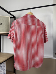 Chemise Tommy Hilfiger rayée rouge et blanc manches courtes