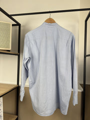 Chemise col mao Tommy Hilfiger bleu ciel