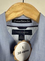 Chemise Tommy Hilfiger bleu chiné
