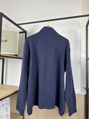 Pull camionneur côtelé Ralph Lauren marine