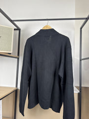 Pull camionneur en maille Ralph Lauren noir
