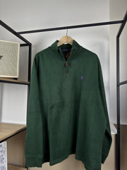 Pull camionneur Ralph Lauren vert sapin