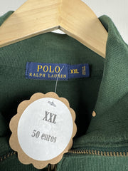 Pull camionneur Ralph Lauren vert sapin