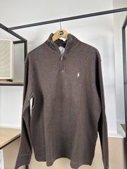 Pull camionneur Ralph Lauren marron
