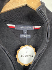 Pull camionneur Tommy Hilfiger noir