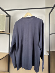 T-shirt henley manches longues Carhartt gris bleu à poche