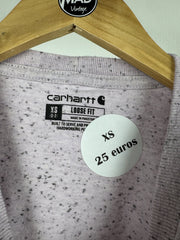 T-shirt Carhartt lilas moucheté à poche