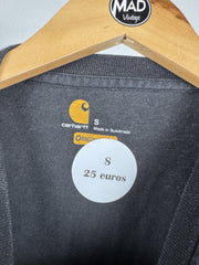 T-shirt henley manches longues Carhartt noir à poche