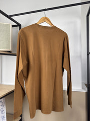 T-shirt manches longues Carhartt WIP camel à poche