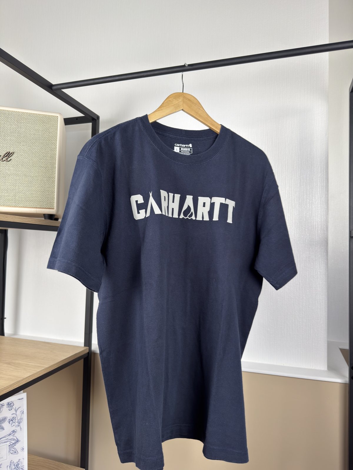 T-shirt Carhartt marine grand logo