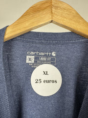 T-shirt Carhartt bleu chiné à poche