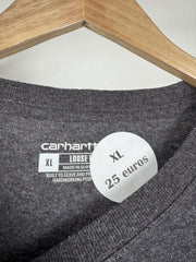 T-shirt Carhartt gris anthracite grand logo