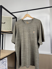 T-shirt Carhartt kaki chiné à poche