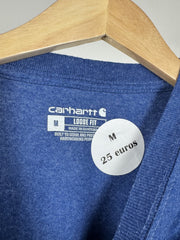 T-shirt Carhartt bleu chiné à poche