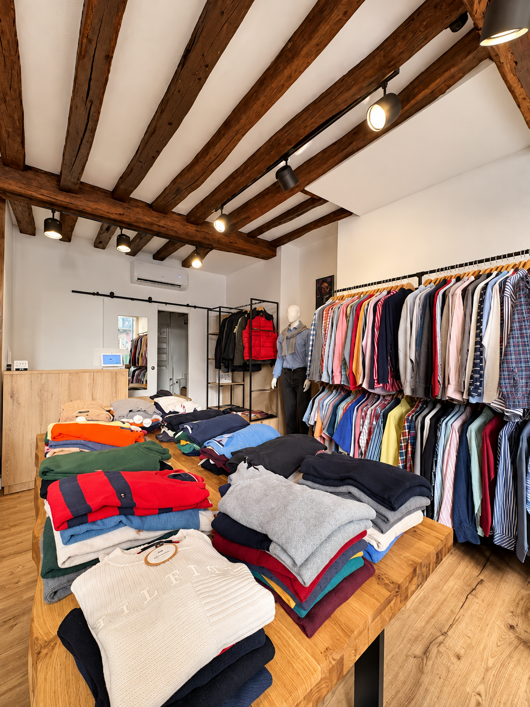 Sélection de vêtements dans la boutique Atout Coeur